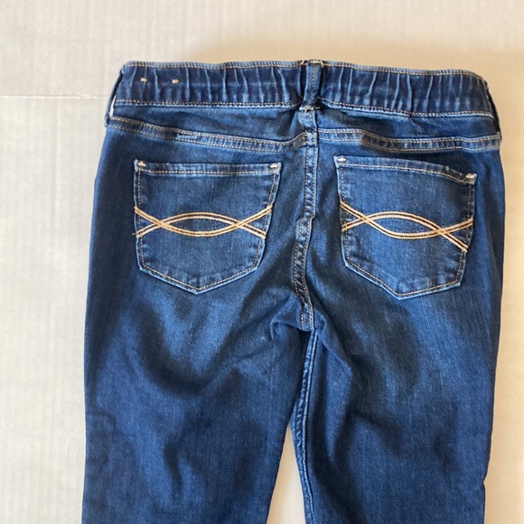 Girls size 11/12 Abercrombie Kids pull on jean leggings jeggings blue jeans - Picture 5 of 7
